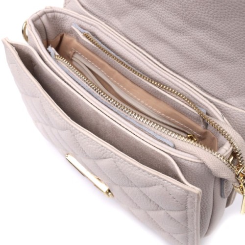 Сумка Vintage З натуральної шкіри Біла (22672)