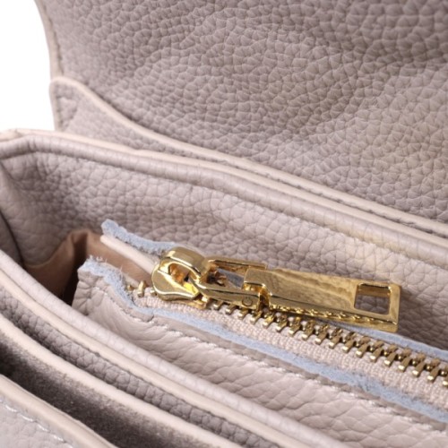 Сумка Vintage З натуральної шкіри Біла (22672)