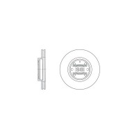 Гальмівний диск HI-Q SD3012