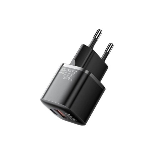 Зарядний пристрій Essager 1xUSB + 1xUSB-C PD20W GaN (ECTAC-HMB01-P)