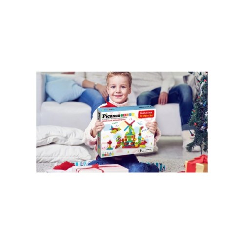 Конструктор Picasso Tiles Hedgehog Building Blocks Set 112 деталей (817338022631)