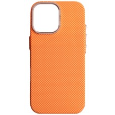 Чохол до мобільного телефона Armorstandart LikeCarbon2 SE MagCase Apple iPhone 17 Kevlar Orange Rose Gold (ARM89167)