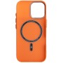 Чохол до мобільного телефона Armorstandart LikeCarbon2 SE MagCase Apple iPhone 17 Kevlar Orange Rose Gold (ARM89167)