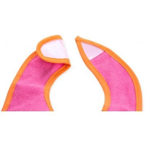 Слинявчик Luvable Friends 5 шт для девочек с надписями, розовый (2189-pink)