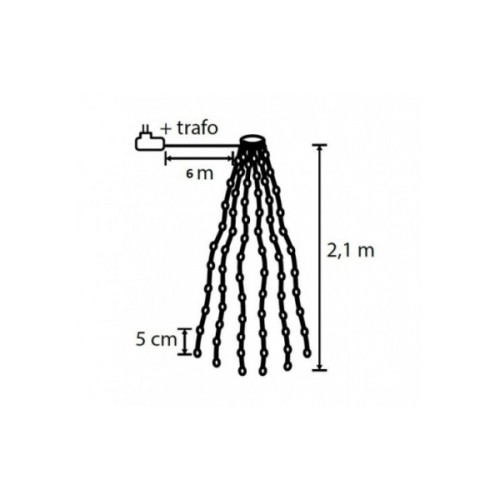 Гірлянда Luca Lighting Конус 2,1 м, 672 LED теплий білий (8720362027065)