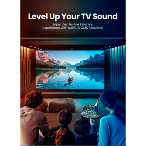Кабель мультимедійний HDMI M to HDMI M 1.5m braided HD140 black Ugreen (80402)