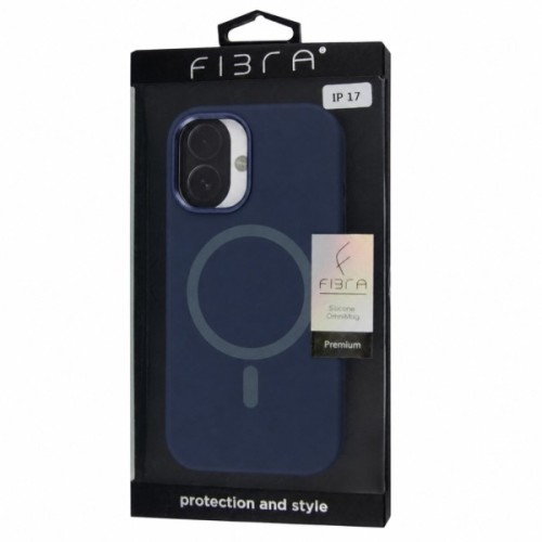 Чохол до мобільного телефона BeCover FIBRA Silicone OmniMag Apple iPhone 17 Deep Blue (716198)
