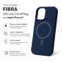 Чохол до мобільного телефона BeCover FIBRA Silicone OmniMag Apple iPhone 17 Deep Blue (716198)