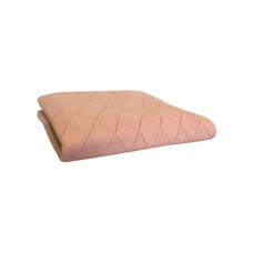 Плед Прованс в'язаний Вiнтаж персик 90х130 см (4823093423121)