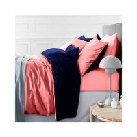 Постільна білизна MirSon King Size Сатин Premium 0132+4052 Delphinium 220х240 (2200001169524)