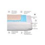 Наматрацник MirSon бавовняний Royal Pearl Waterproof Cotton Aloe Vera 274/3 180x200 см (2200000340405)