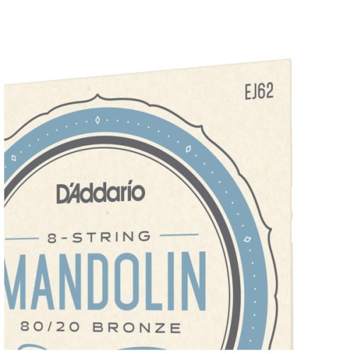 Струни для гітари D'Addario Mandolin 80/20 Bronze Light (10-34) (EJ62)