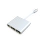 Порт-реплікатор Extradigital USB Type-C to HDMI/USB 3.0/Type-C (0.15m) (KBH1691)