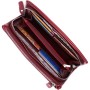 Гаманець ST Leather З натуральної шкіри Бордовий (22528)