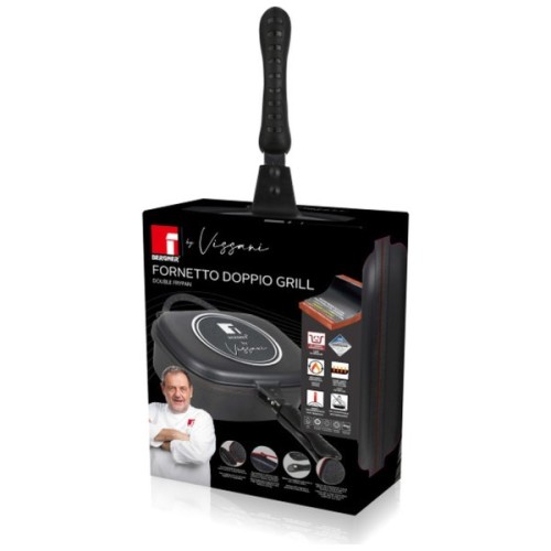 Сковорода Bergner By vissani, подвійна 30 см (BG-32027-MBG)