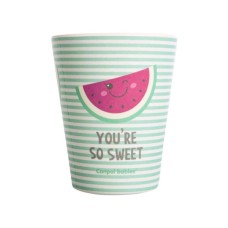 Набір дитячого посуду Canpol babies SO COOL кружечка бамбукова 250 мл, рожева (9/212_pin)