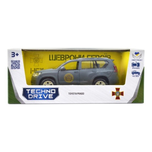 Машина TechnoDrive серії Шеврони Героїв - Toyota Prado - Кара-Даг (KM6189)