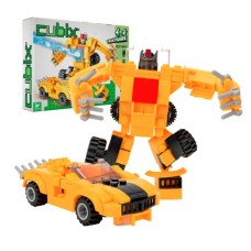 Конструктор Cubix Traxfigure 2-в-1, жовтий (39727/4) Конструктор Cubix Traxfigure 2-в-1, жовтий (39727/4)