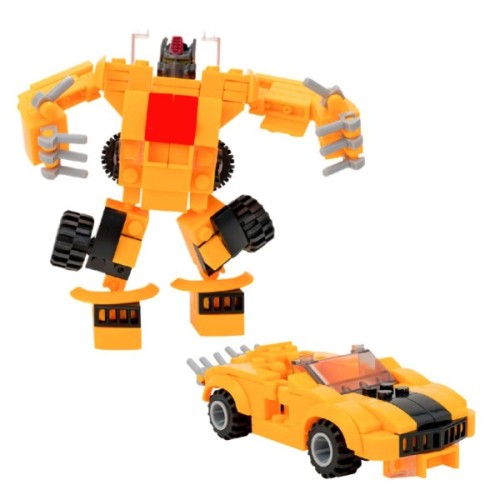 Конструктор Cubix Traxfigure 2-в-1, жовтий (39727/4)