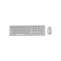 Комплект Gembird Silent Key Pro Business Wireless White (KBS-WMS-01-W-CYRL)