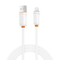 Дата кабель USB 2.0 AM to Lightning 1.0m 3A white XO (XO-CB-300UL-WH)