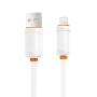 Дата кабель USB 2.0 AM to Lightning 1.0m 3A white XO (XO-CB-300UL-WH)