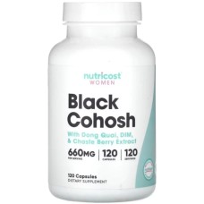 Вітамінно-мінеральний комплекс Nutricost Комплекс для жінок з клопогоном, Women, Black Cohosh with Dong Quai, DI (NCS67469) Вітамінно-мінеральний комплекс Nutricost Комплекс для жінок з клопогоном, Women, Black Cohosh with Dong Quai, DI (NCS67469)