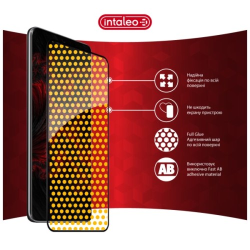 Скло захисне Intaleo Full Glue Xiaomi Redmi Note 14 Pro Plus 5G Black (1283126599491)