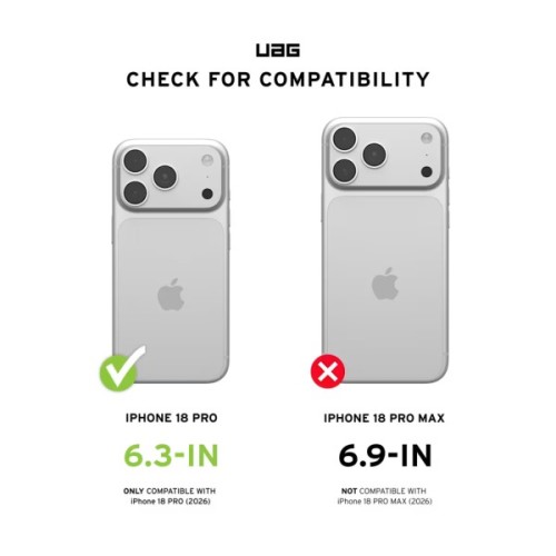 Чохол до мобільного телефона UAG Monarch Pro Magsafe VEIL iPhone 18 Pro Ash (114569113190)