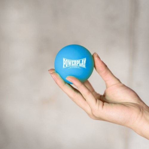 Масажний м'яч PowerPlay PP-4354 Silicone Lacrosse Ball (6.3см) Синій (PP-4354_Blue)