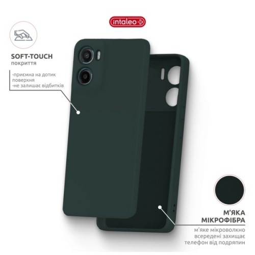 Чохол до мобільного телефона Intaleo SoftShell Motorola G06 Dark Green (1283126635922)