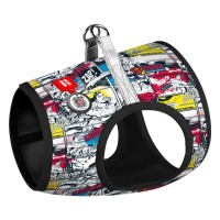 Шлея для собак WAUDOG Clothes з QR паспортом "Супермен комікс" XS1 (1001-4006)