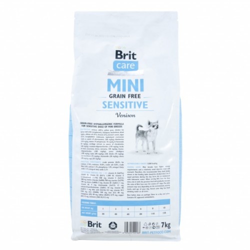 Сухий корм для собак Brit Care GF Mini Sensitive 7 кг (8595602520183)