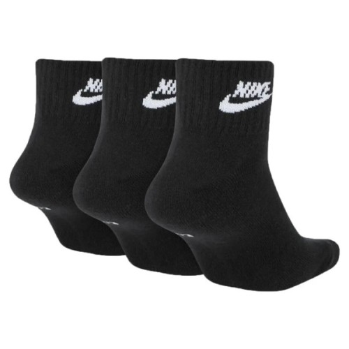 Шкарпетки Nike U NK NSW EVRY ESSENTIAL ANKLE 3PR SK0110-010 34-38 3 пари Чорні (193145890510)