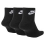 Шкарпетки Nike U NK NSW EVRY ESSENTIAL ANKLE 3PR SK0110-010 34-38 3 пари Чорні (193145890510)