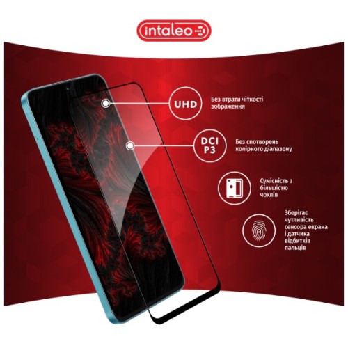 Скло захисне Intaleo Full Glue Honor X8A Black (1283126591174)