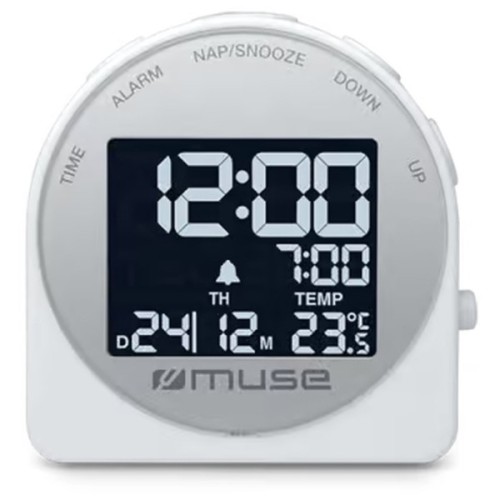 Настільний годинник Muse цифровий сірий (M-09 CW)