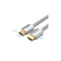 Кабель мультимедійний HDMI M to HDMI M 5.0m V2.1 4K60Hz braided aluminum alloy gray Vention (AABIJ)