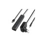 Концентратор AXAGON USB 3.1 to 7xUSB 3.0 + power adapter black (HUE-SA7BP)