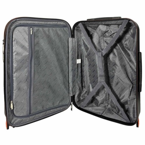 Валіза Semi Line 24" (M) Black/Orange Line (T5734-2) (DAS303801)