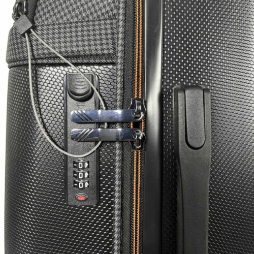 Валіза Semi Line 24" (M) Black/Orange Line (T5734-2) (DAS303801)