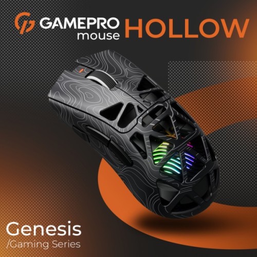 Мишка GamePro Genesis Hollow Wireless/Bluetooth/USB Black (GM870HB)