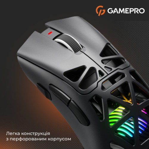 Мишка GamePro Genesis Hollow Wireless/Bluetooth/USB Black (GM870HB)