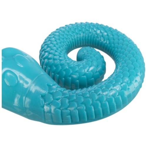 Іграшка для собак Trixie Змія для ласощів Термопластична гума Зелена 18 см (4011905349503)