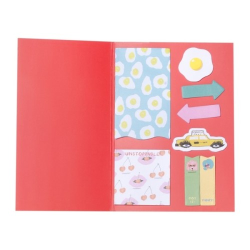 Папір для нотаток Yes з липким шаром Fancy в наборі, 8x20 аркушів (170279)