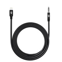 Кабель мультимедійний Lightning to 3.5mm M 1.0m black Armorstandart (ARM76889)