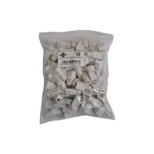 Ковпачок конектора Atcom RJ-45 белый 100шт (10107)