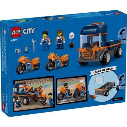 Конструктор LEGO City Транспортер мотоциклів (60491)