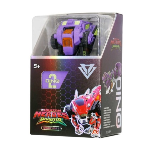 Трансформер Dinoster Динозавр - Пурпуровий Раптор-бот (EU580840-2)