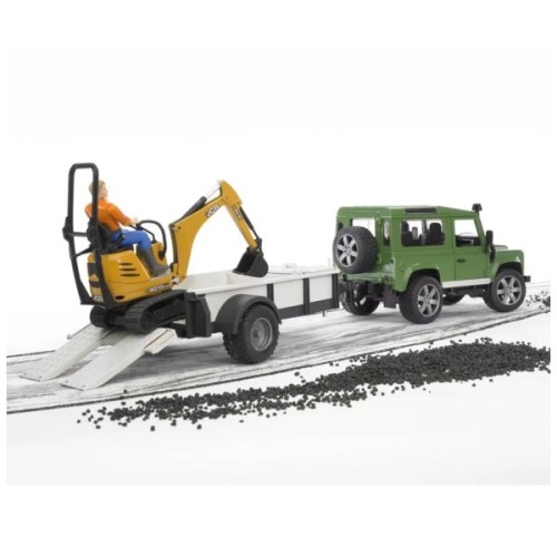 Спецтехніка Bruder Міні-екскаватор CAT з фігуркою (62002)